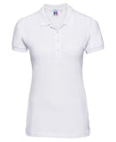 Women's stretch polo XS. / White*†
