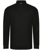Pro long sleeve polo S / Black