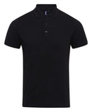Coolchecker® plus piqué polo with CoolPlus® S. / Black*