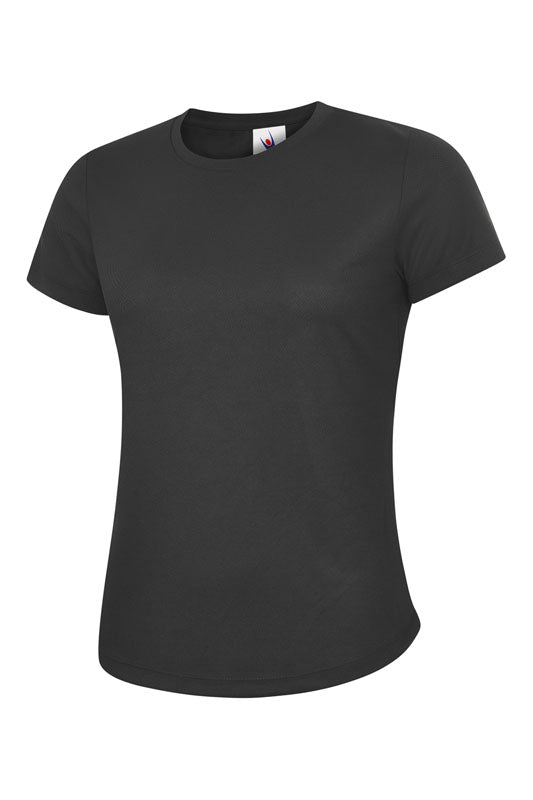 140GSM Ladies Ultra Cool T Shirt S / Black