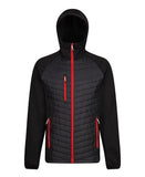 Navigate hybrid hooded jacket S / Black/Classic Red