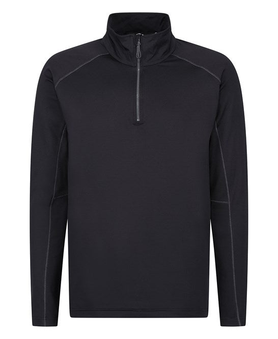 Core stretch half-zip mid-layer S/M / Black