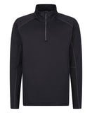 Core stretch half-zip mid-layer S/M / Black