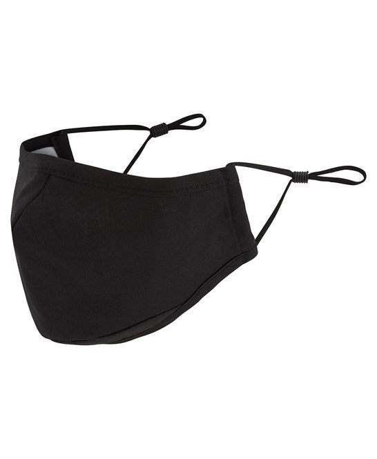 3-layer face mask, powered by HeiQ Viroblock One Size / Black