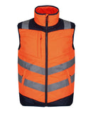Pro hi-vis thermal bodywarmer S / Orange/Navy