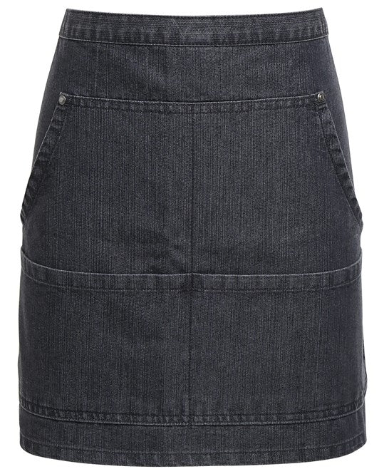 Jeans stitch denim waist apron One Size / Black Denim