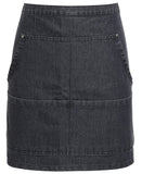Jeans stitch denim waist apron One Size / Black Denim