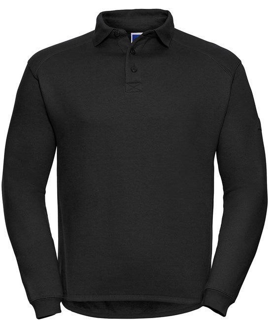 Heavy-duty collar sweatshirt XS / Black