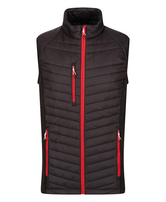 Navigate hybrid bodywarmer S / Black/Classic Red
