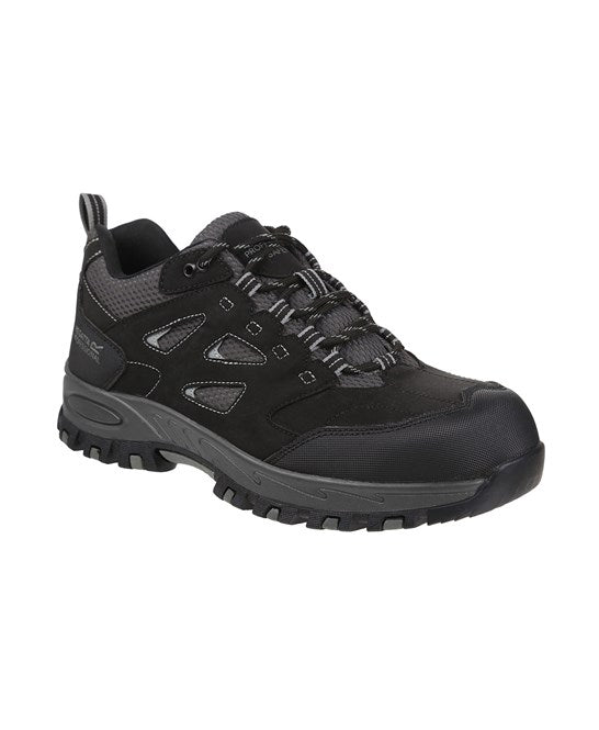 Mudstone S1P safety trainers 6 / Black/Granite