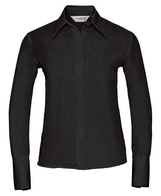 Women's long sleeve ultimate non-iron shirt XS. / Black