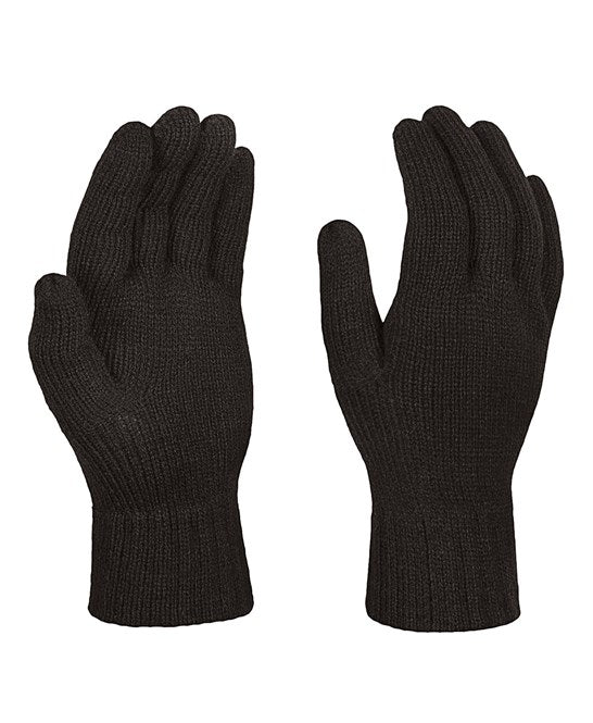 Knitted gloves ONE SIZE / BLACK