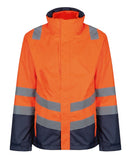Pro hi-vis 3-in-1 jacket S / Orange/Navy