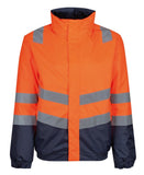 Pro hi-vis classic bomber jacket S / Orange/Navy