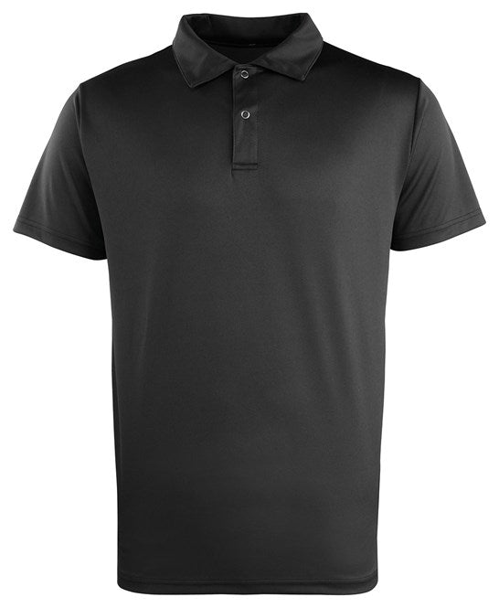 Coolchecker® studded polo S / Black