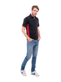 200GSM Two Tone Poloshirt 2XL / Black Charcoal