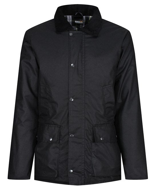 Pensford insulated waxed jacket S / Black
