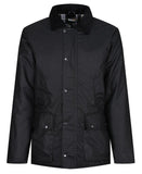 Pensford insulated waxed jacket S / Black