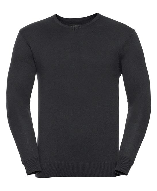 V-neck knitted sweater 2XS. / Black