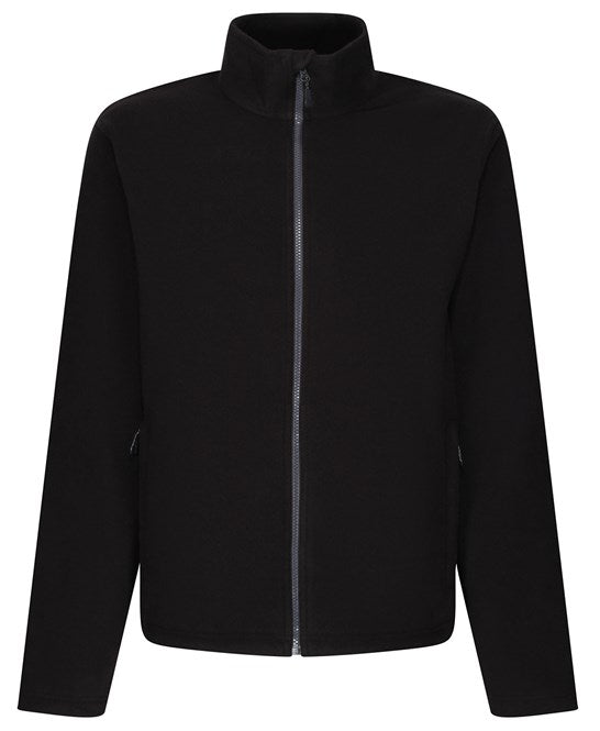 Honestly made recycled full zip microfleece S / Black