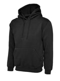 300GSM Classic Hooded Sweatshirt Black