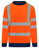 High Visibility Sweatshirt S / HV Orange/Navy