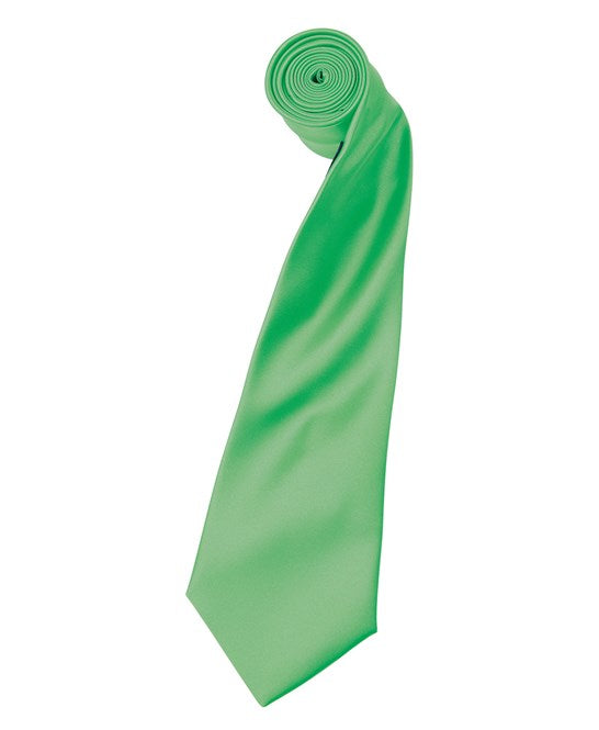 Colours' satin tie One Size / Apple.
