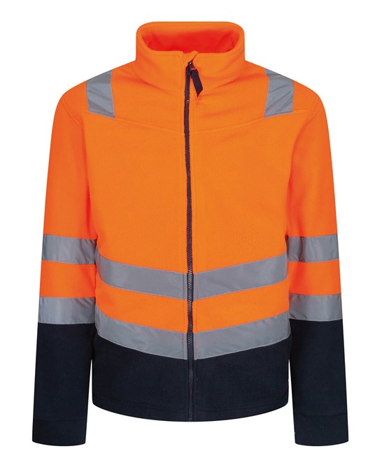 Pro hi-vis 250 fleece S / Orange/Navy