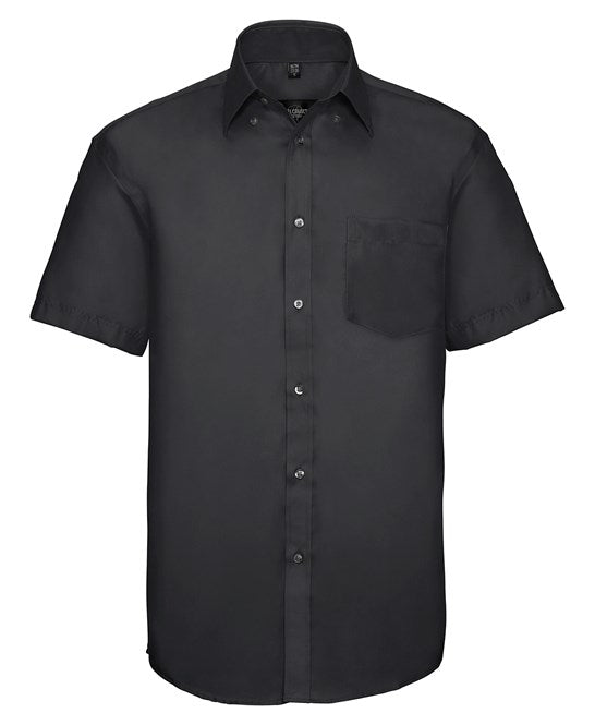 Short sleeve ultimate non-iron shirt 14.5 / Black