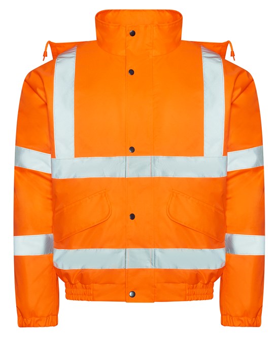 High visibility bomber jacket S / HV Orange