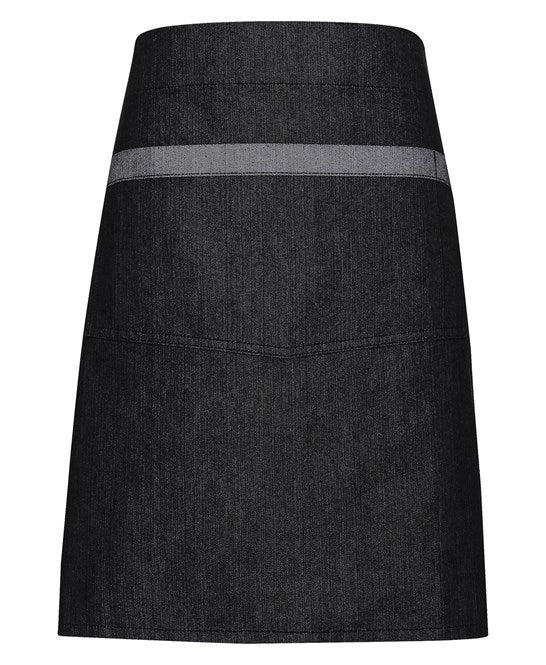 Domain contrast denim waist apron One Size / Black Denim