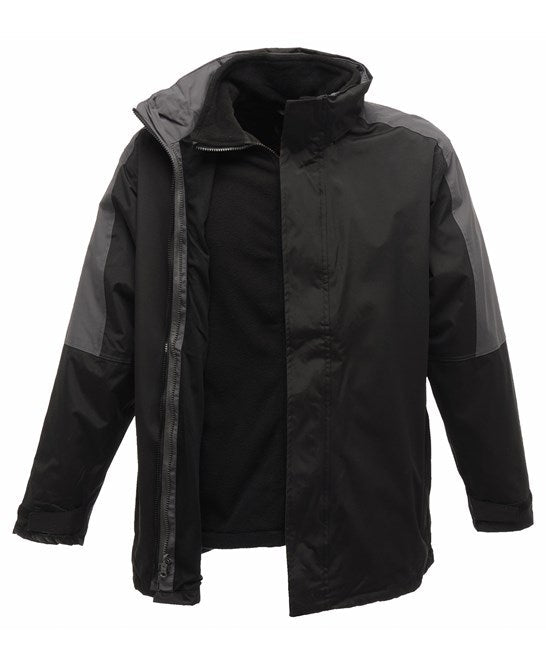 Defender III 3-in-1 jacket S / Black/Seal Grey
