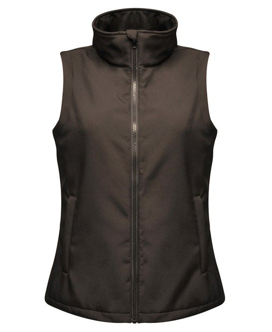 Women's Ablaze printable softshell bodywarme 10 / Black/Black