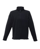 Zip-neck microfleece S / Black