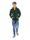 300GSM Childrens Classic Full Zip Hooded Sweatshirt 5 / Black