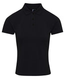 Women's Coolchecker plus piqué polo with CoolPlus® XS / Black*