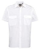 Short sleeve pilot shirt 14.5 / White