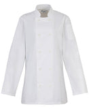 Women's long sleeve chef's jacket XS / White