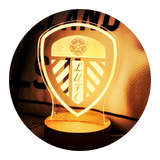 Wooden Base Acrylic Lights - Round