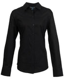 Women's signature Oxford long sleeve shirt 8 / Black