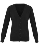 Women's 'essential' acrylic cardigan 8 / Black