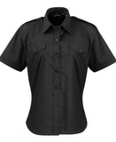 Women's short sleeve pilot blouse 8 / Black