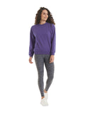 280GSM Ladies Deluxe Crew Neck Sweatshirt S / Black