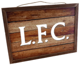 Wooden Framed Sign with Cut Out 40cm x 30cm