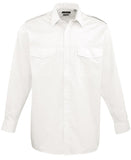 Long sleeve pilot shirt 14.5 / White