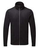 Men's spun dyed sustainable zip-through sweatshirt S / Black