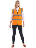 Sleeveless Safety Waist Coat 3XL / Orange