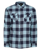 Shelford insulated check shirt S / Blue