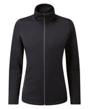 Women's spun dyed sustainable zip-through sweatshirt XS / Black
