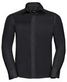 Long sleeve tailored ultimate non-iron shirt 14.5 / Black